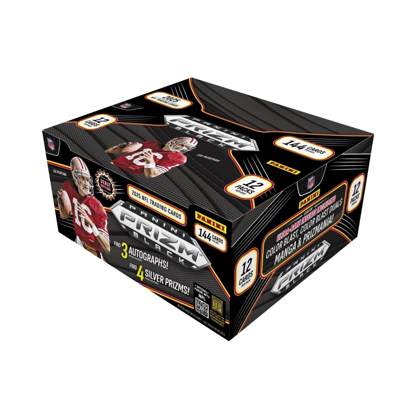2025 Panini Prizm Black Football Hobby Box